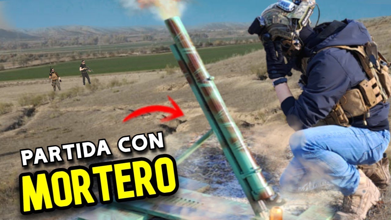 AIRSOFT con un MORTERO / MISIÓN: CAPTURARLO y DISPARARLO