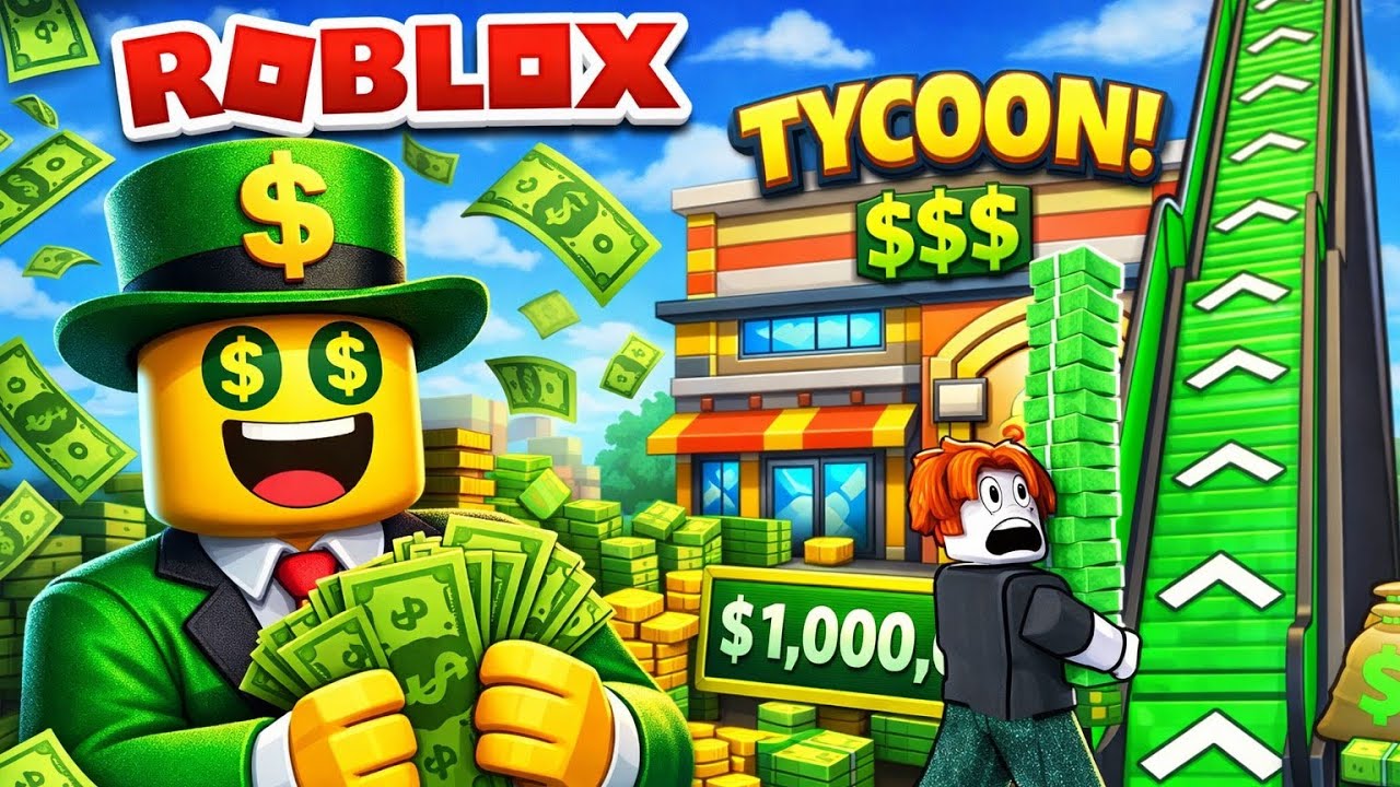 I played Roblox Cash tycoon 🥳💥 