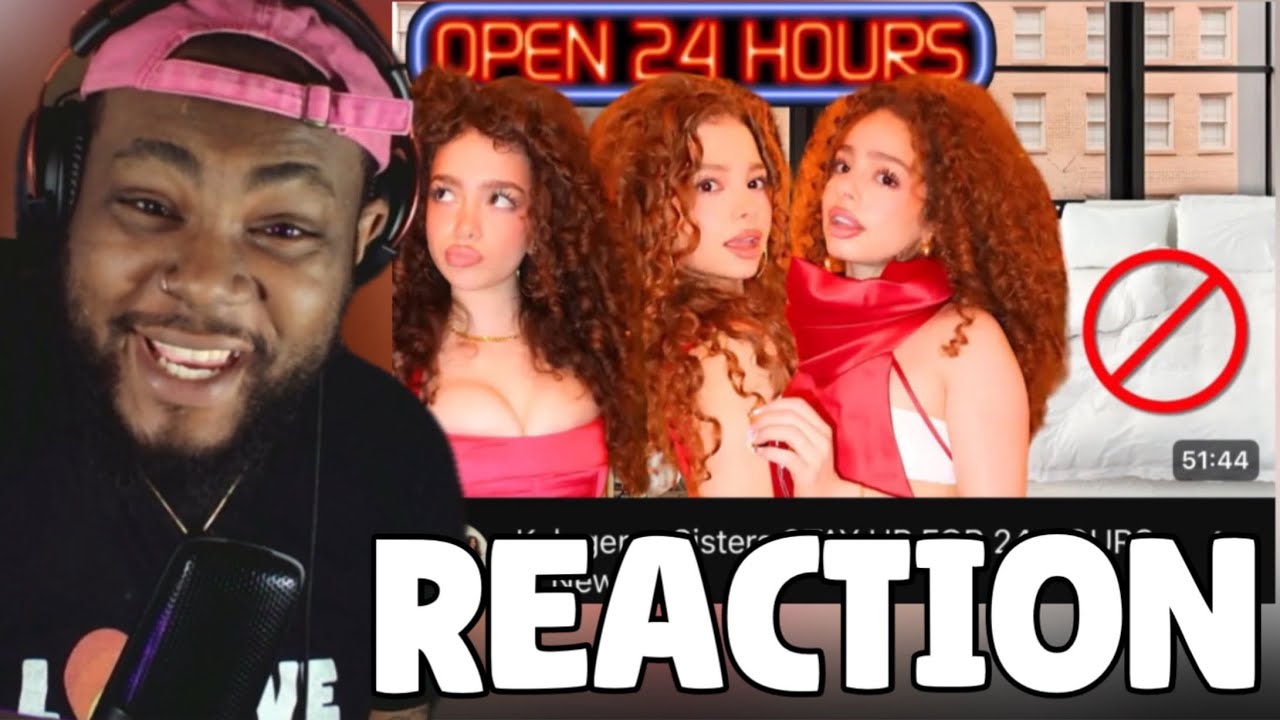 Kalogeras Sisters STAY UP FOR 24 HOURS In New York! | REACTION