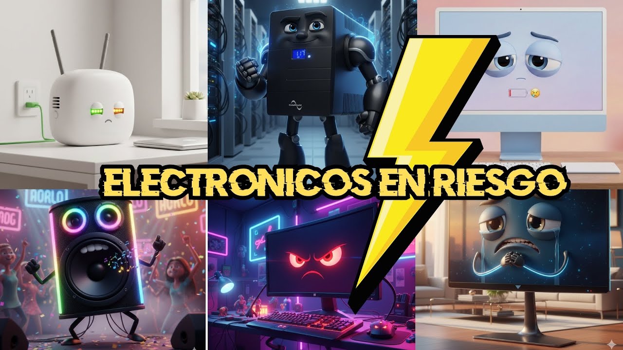 Todos tus electrónicos en riesgo ⚡ Protégelos con Nobreak DataShield