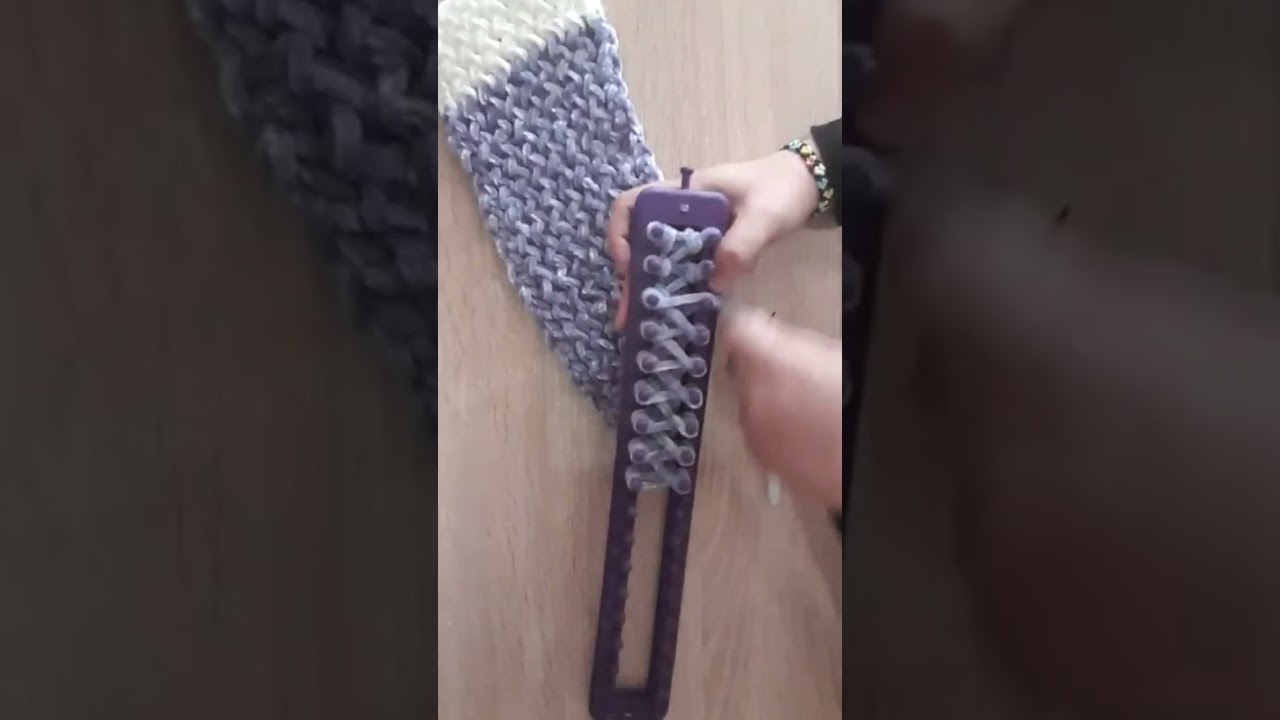 knitting loom scarf for beginners