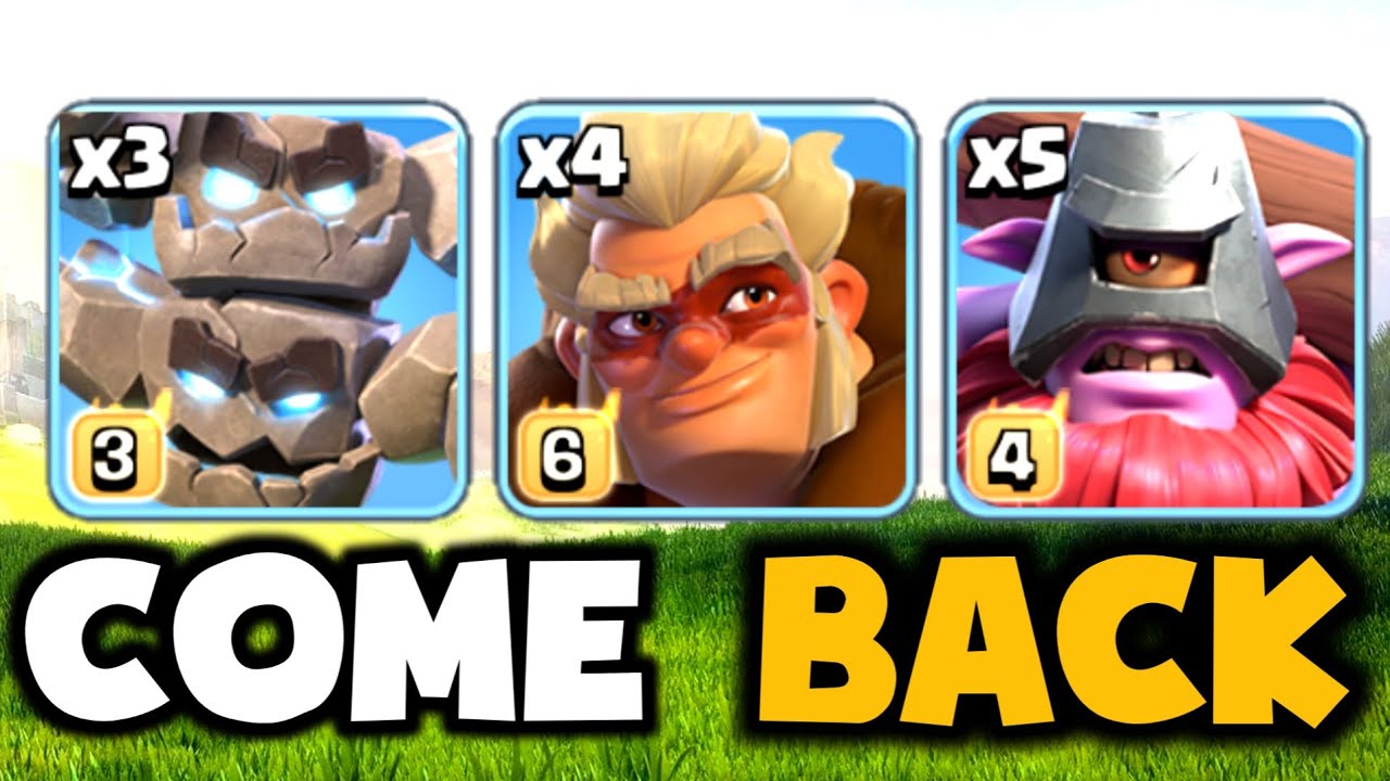 Crazy Strong! METEOR GOLEMS are SUPER OP with this Army! SWAGGING SPELLS and FIREBALL in Legend 2!