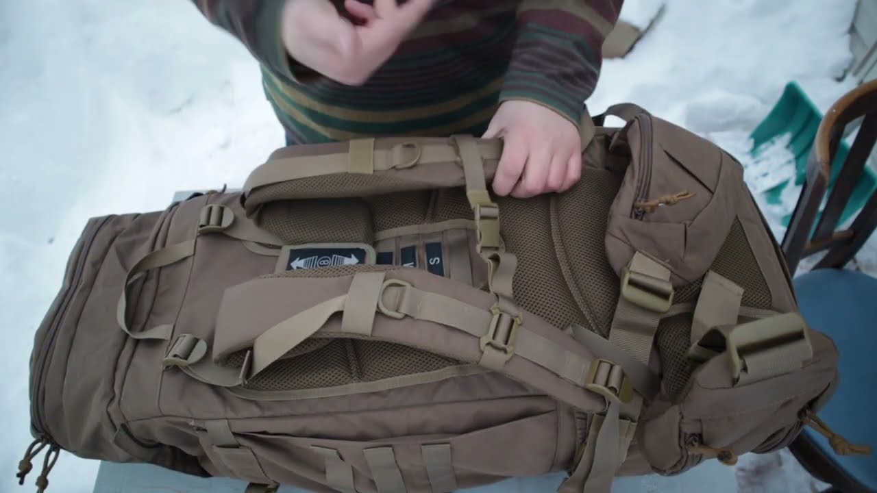 Budget Camping Backpack - (Mardingtop 75L Molle Hiking Pack)