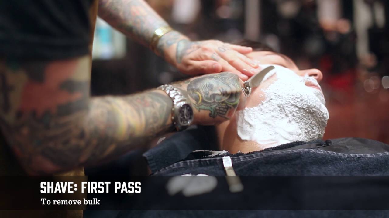 Men's Straight Razor Shave