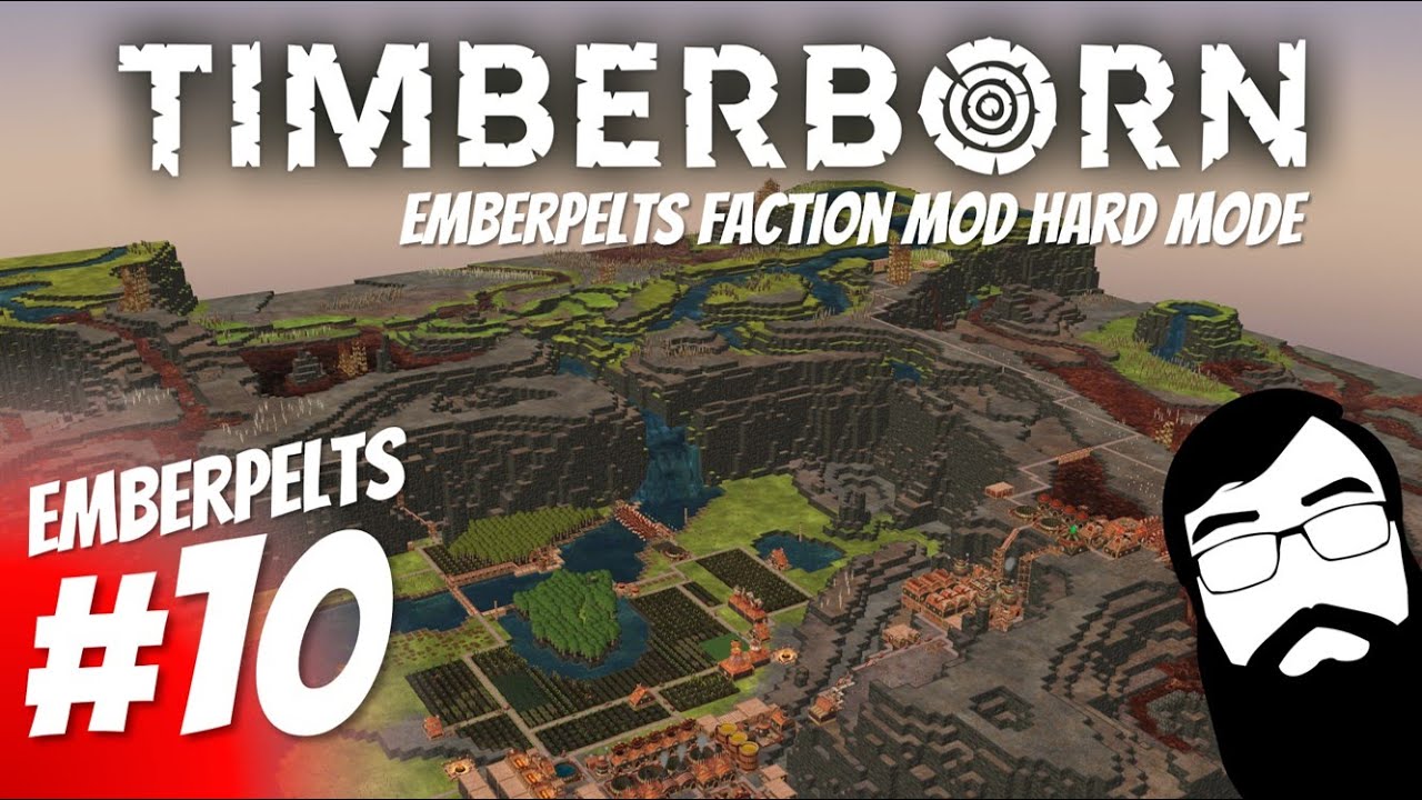 Let's solve our remaining water contamination with explosives!! Timberborn Emberpelts Hard Mode Ep10