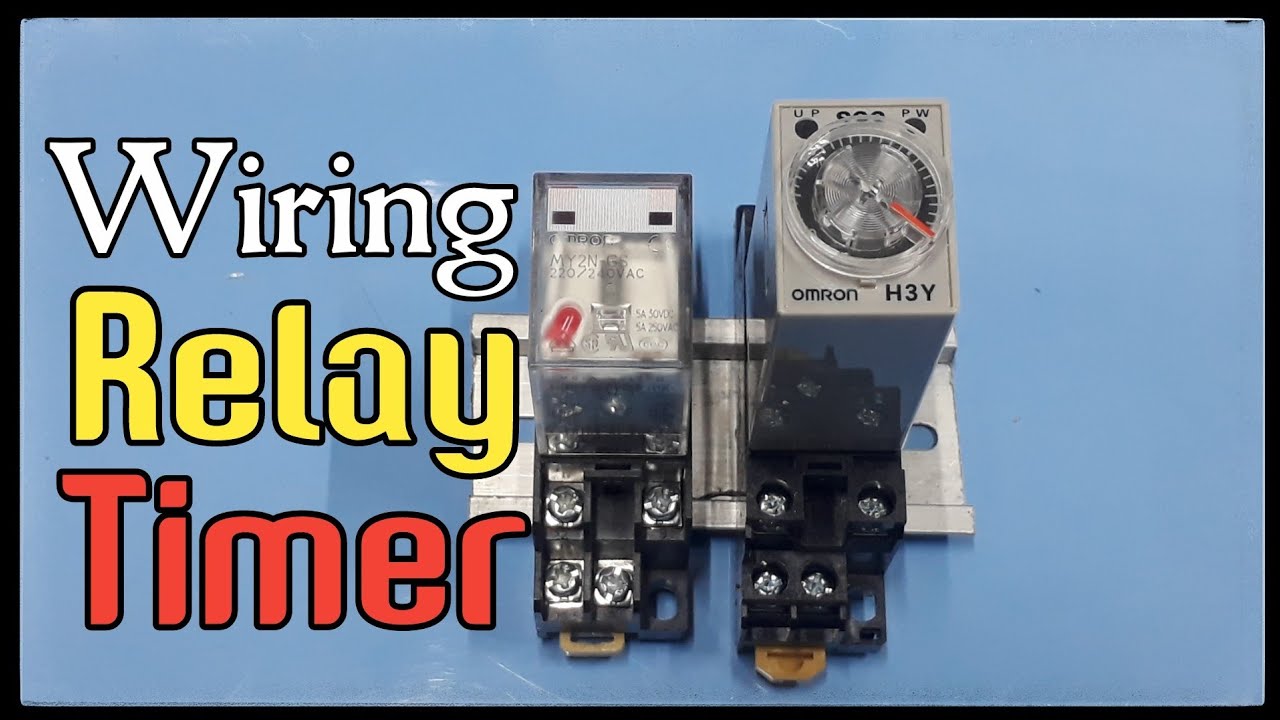 Wiring Relay dan Timer Dengan Satu Push Button