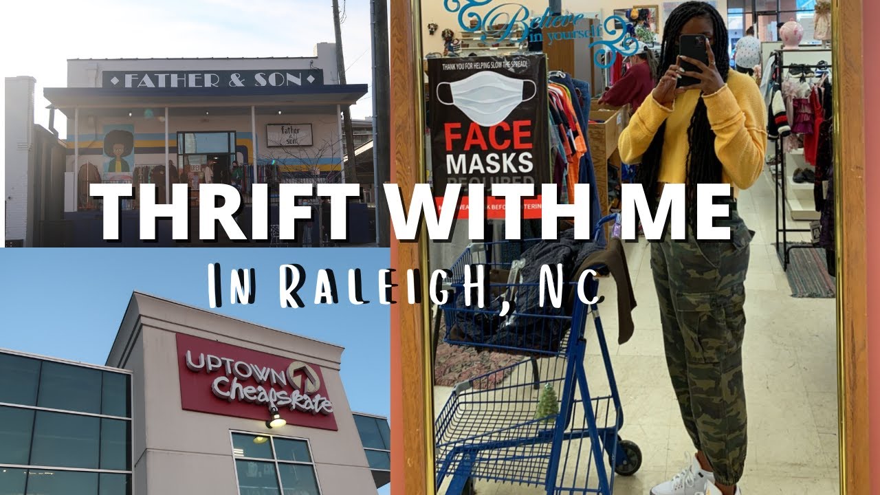 Thrift with Me in Raleigh, NC | My First Vlog + Mini Haul | Jaida Henderson