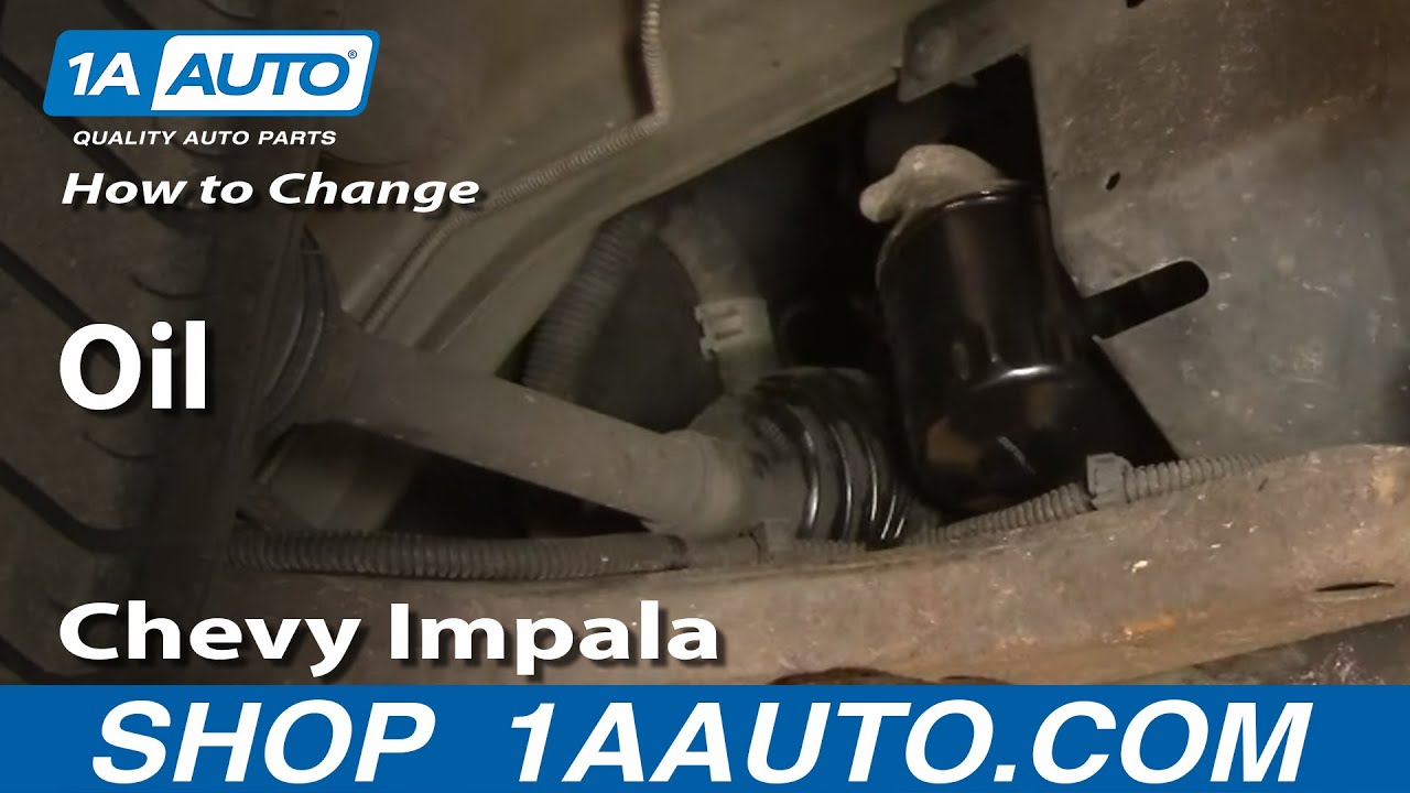 How To Change the Oil in 00-05 Chevy Impala 3.8L