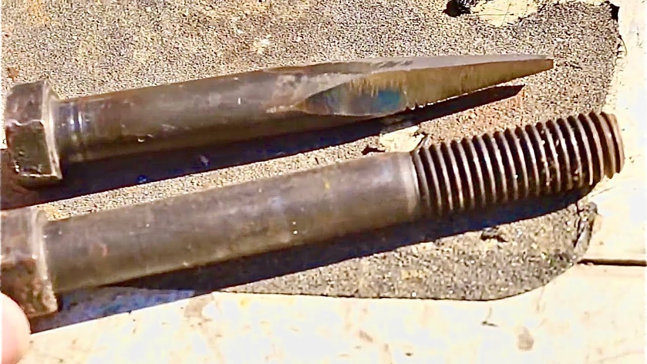 Como hacer extractor de roscas con un tornillo extractor @elchanojose