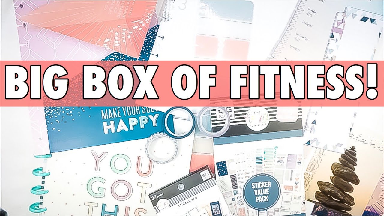 NEW RELEASE HAPPY PLANNER FITNESS BOX NOTES KIT | MAMBI ACCESSORY HAUL