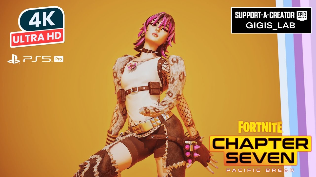 FORTNITE On PS5 PRO Gameplay PUNK PRINCESS PHAEDRA Skin Showcase Before You Buy Review 4K HDR