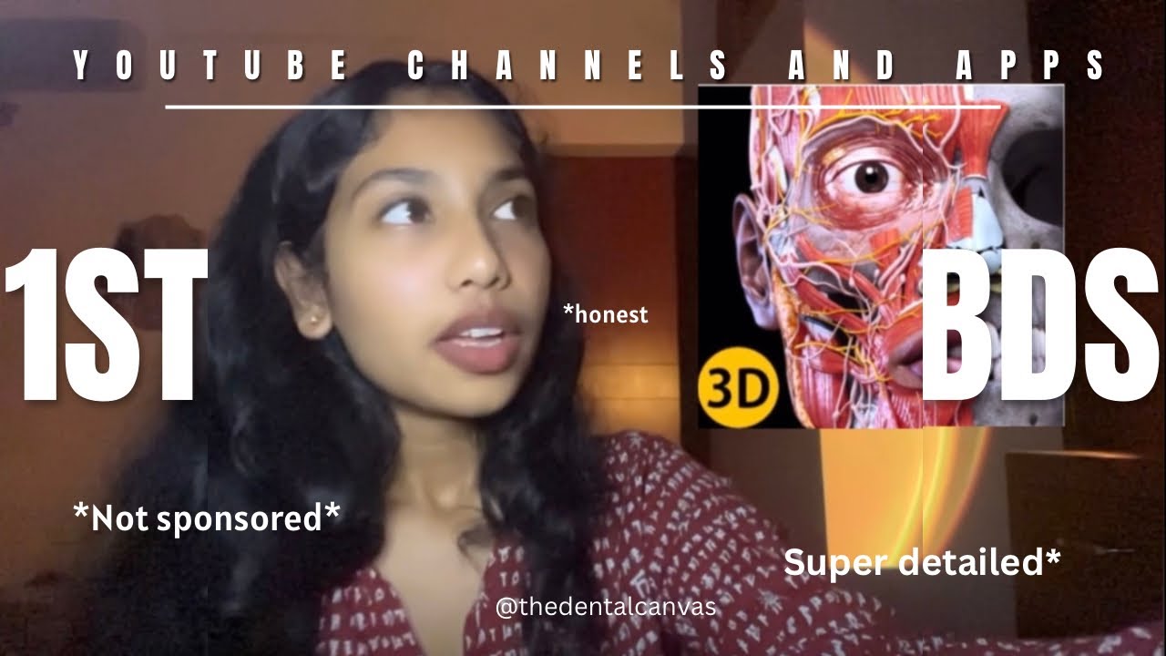 Must have YouTube channels and apps for dental students | 1st BDS | The dental canvas