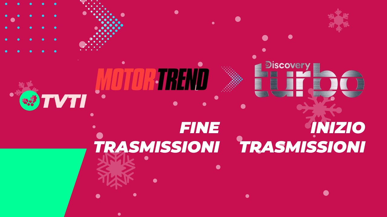 Fine trasmissioni Motor Trend / Inizio trasmissioni Turbo | 4 Gennaio 2026