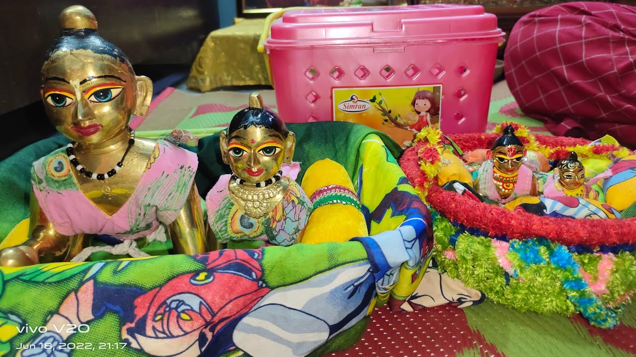 Laddu gopal ji ko ghumne konsi tokri mein leke Jaye !! Kaise bethake leke jao laddu gopal ji ko