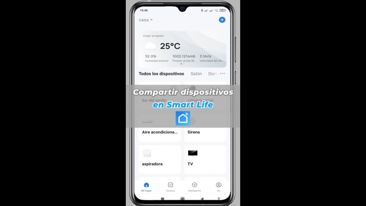 Como compartir dispositivos dentro de Smart Life 👌
