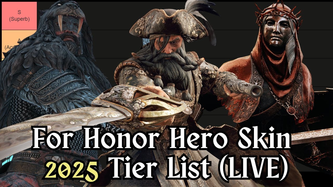 For Honor Hero Skin (2025) Tier List [LIVE]