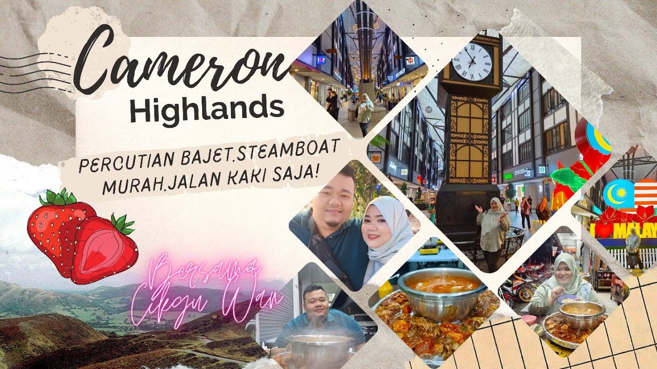 CAMERON HIGHLANDS TRIP BAJET | HOTEL FLORA | SINAR HIJJAZ STEAMBOAT GRILLED CH | CENTRUM MALL CH