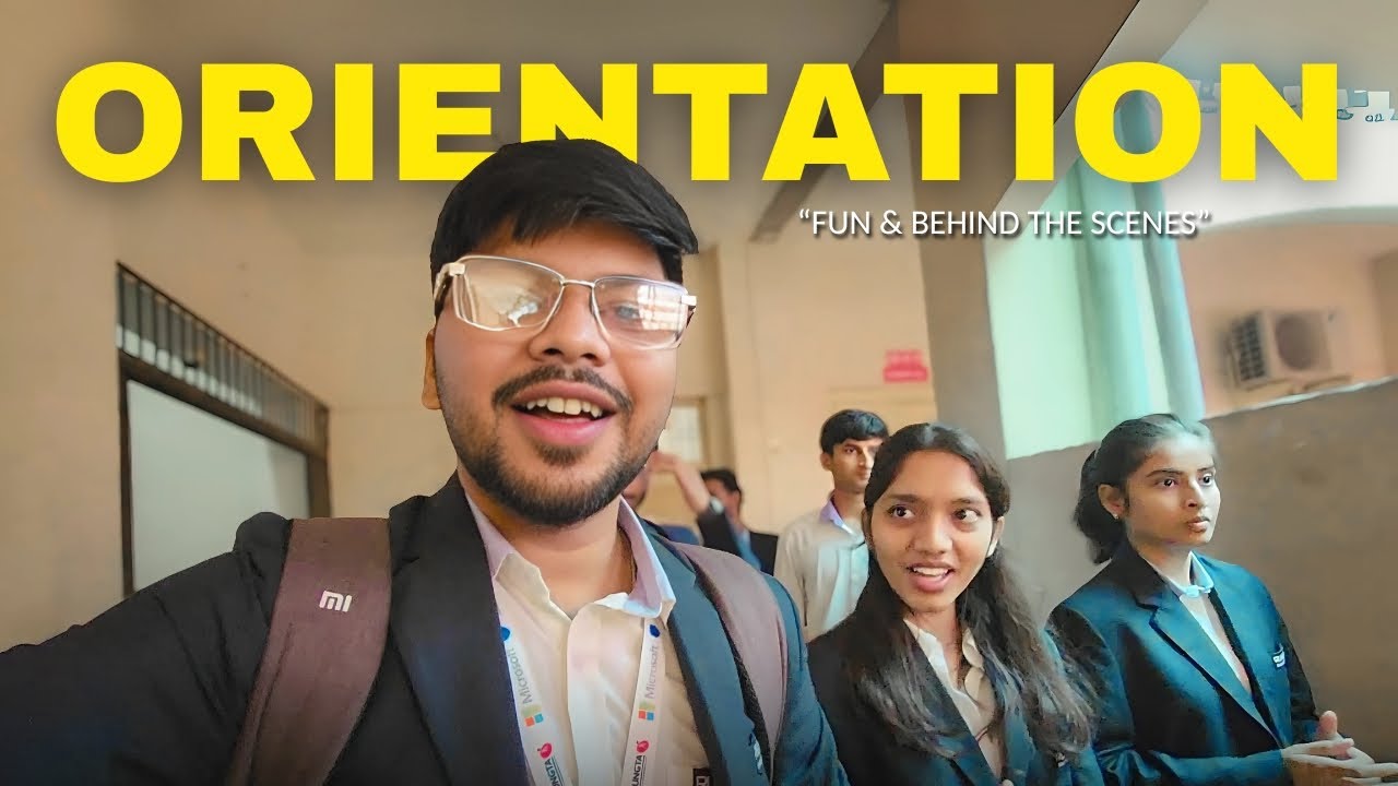 Rungta University Orientation Day 2 BTS | Fun Talks + Campus Tour #rungtacollege