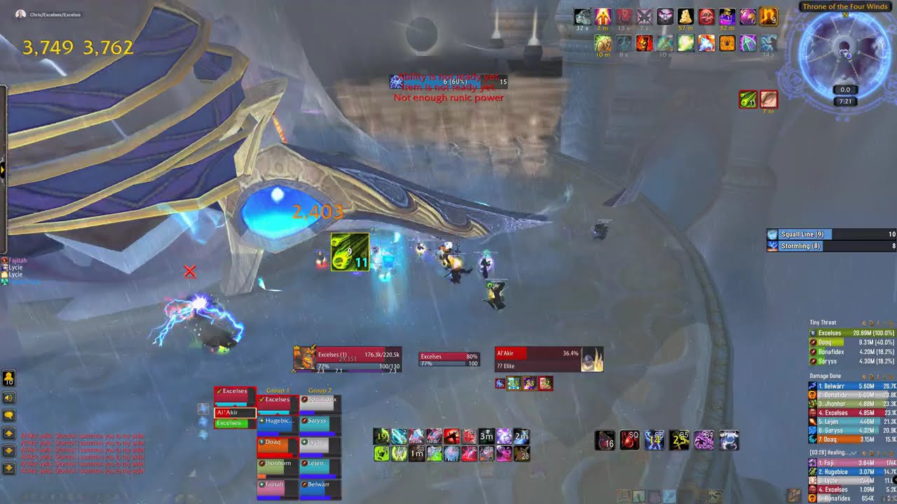 Guild First Al'Akir 10m Heroic- Blood Death Knight Tank POV