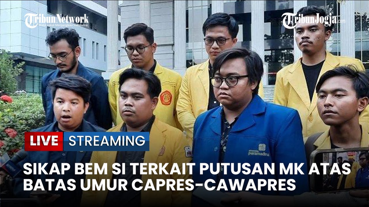 🔴 BEM SI Kerakyatan Sebut Putusan MK Soal Usia Minimal Capres Cawapres Jalan Mundur Reformasi