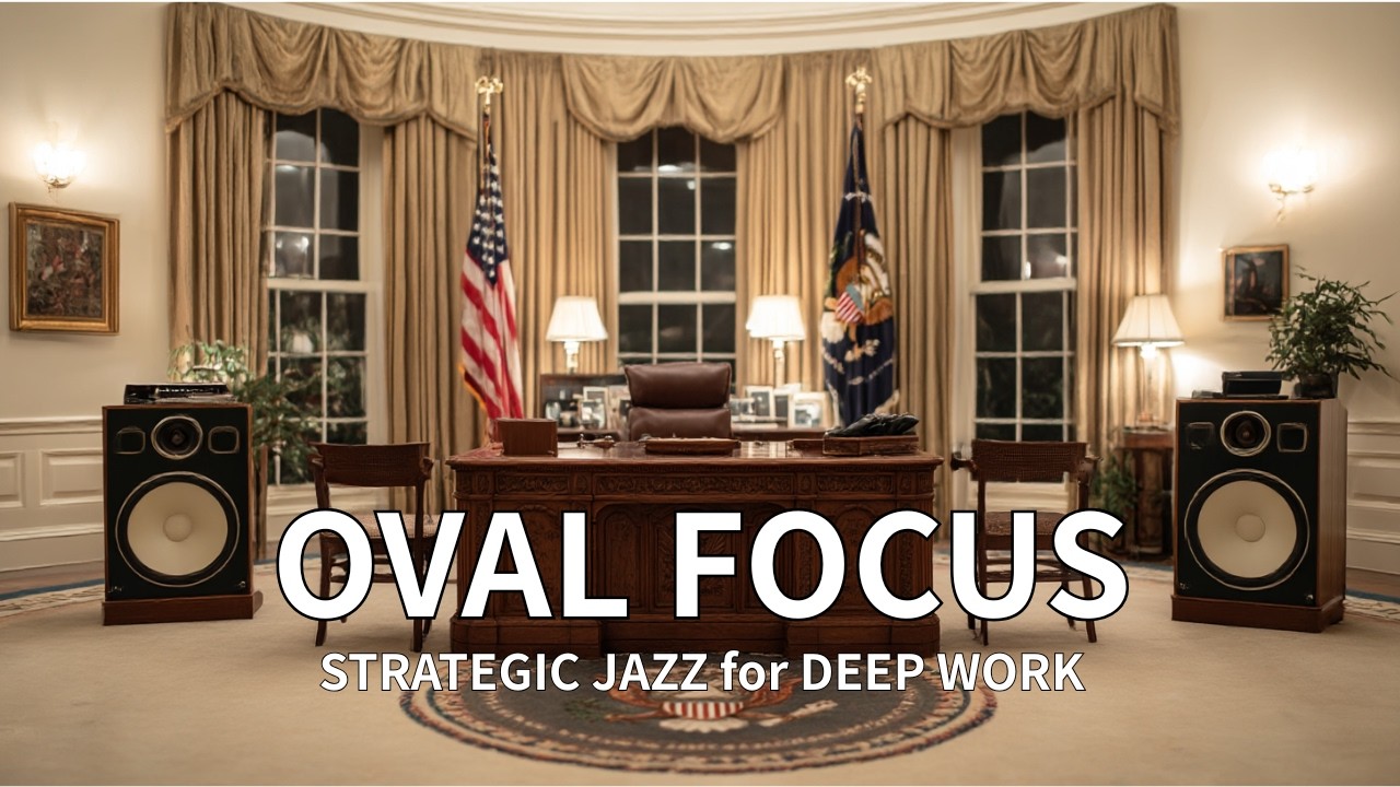 Vintage Presidential Lounge 🥃 Smooth Jazz Ambience from the White House