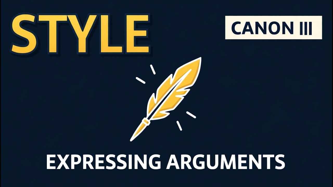 STYLE — CANON III: How Language Makes Arguments Memorable