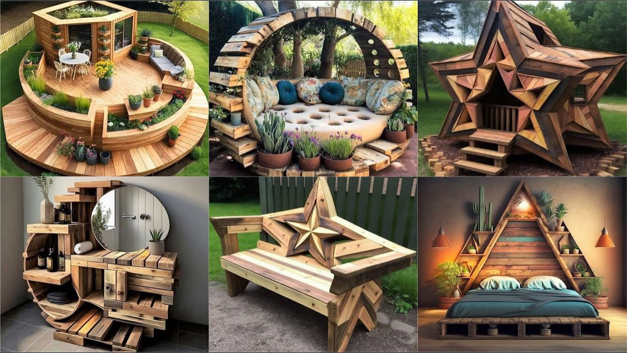 Diy Pallet Wood Projects For You To Try At Home decor 2023 | #upcycling #design #projects