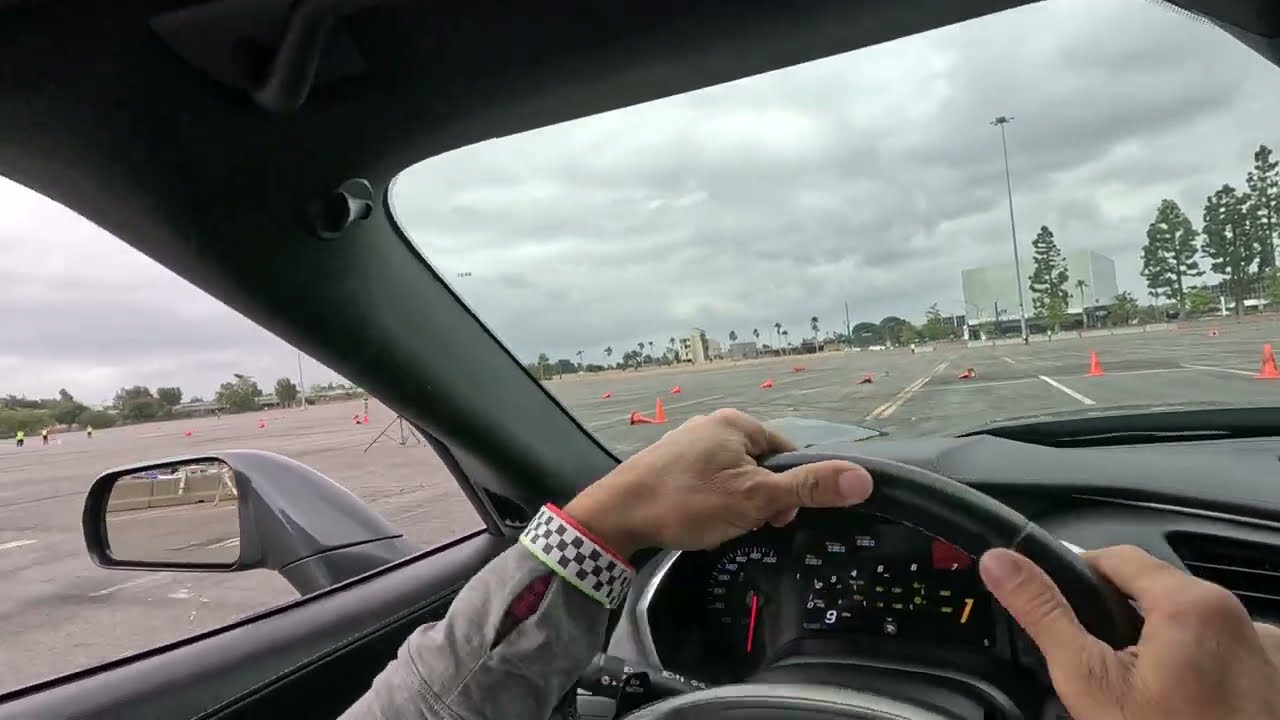 Corvette C7 Grand Sport pushes for the win at the autocross!!