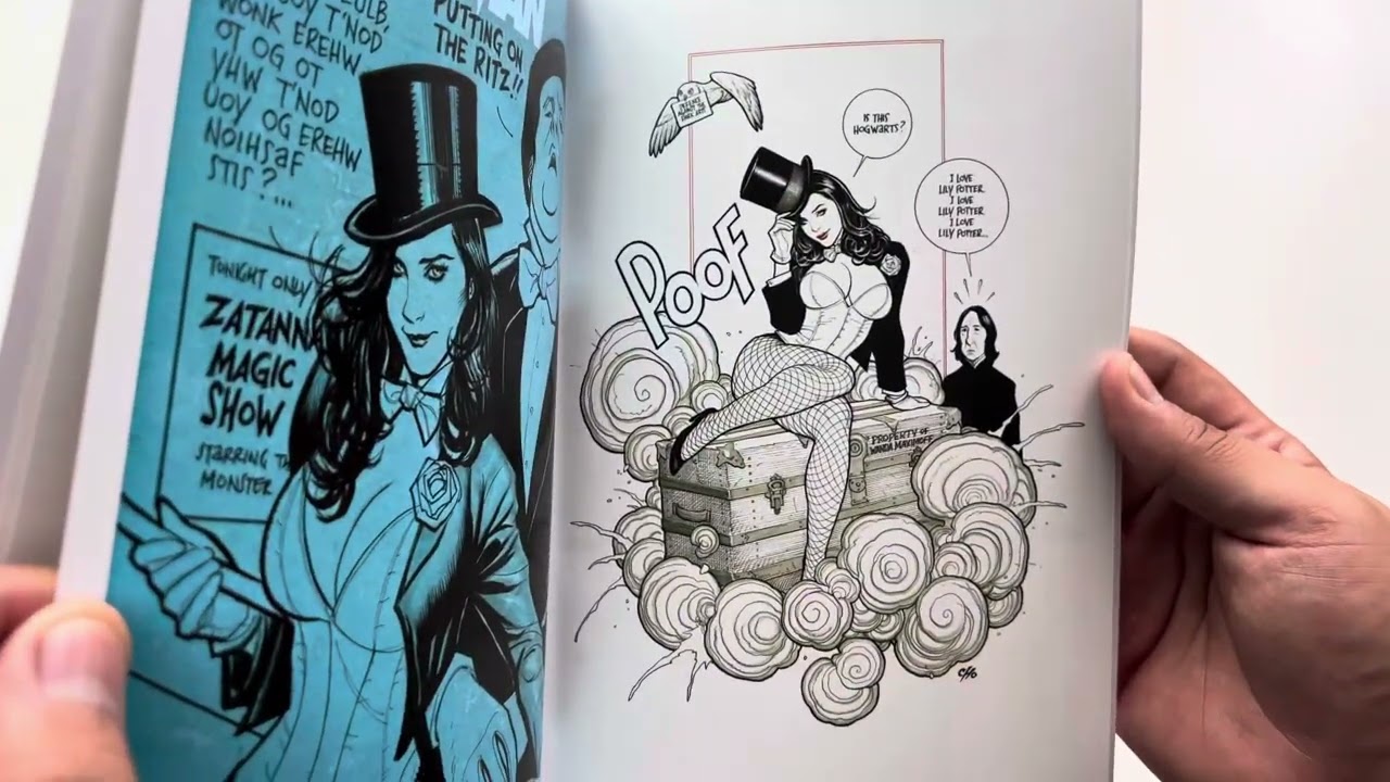 Even more outrage sketchbook By Frank Cho flip through