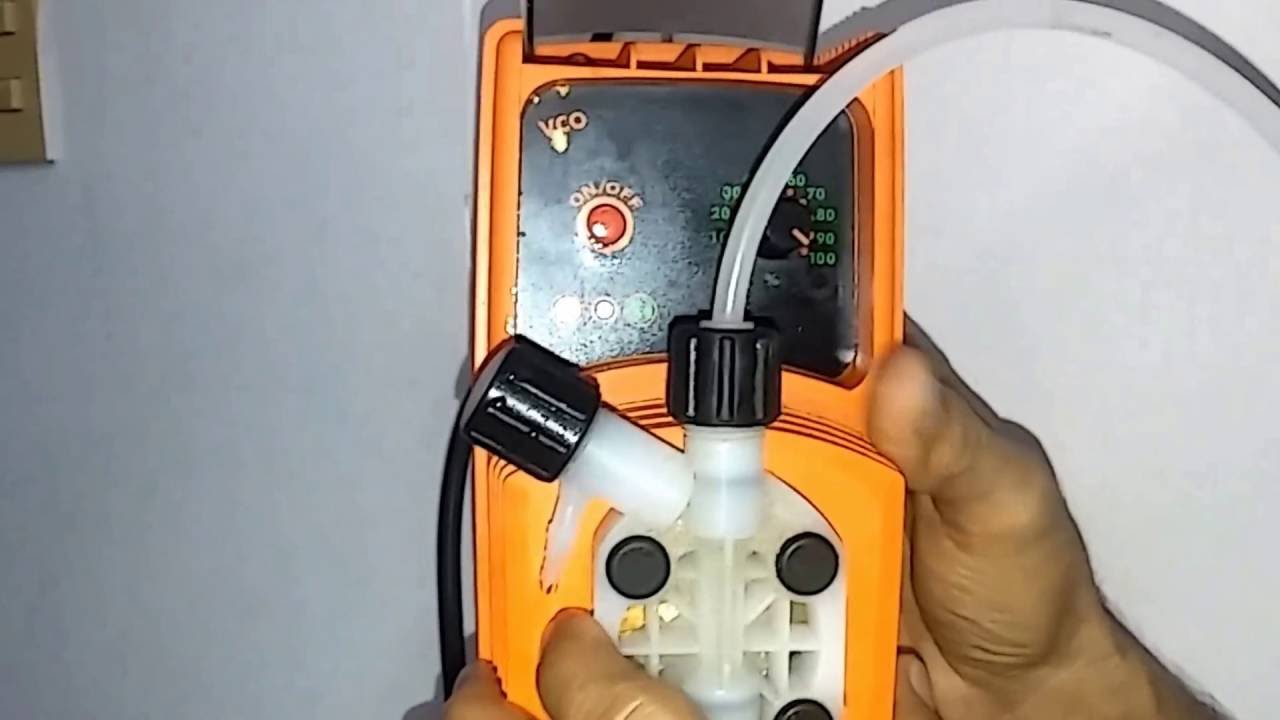 Prueba de Dosificadora de Químicos