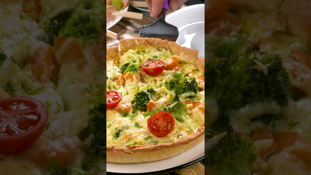A quick tart with vegetables - better than pizza, try it by yourself!