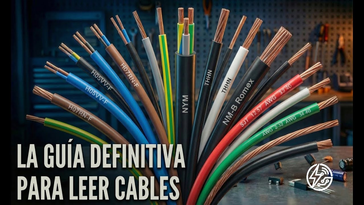 Guía definitiva de Códigos de Cables (Europa vs América) ⚡