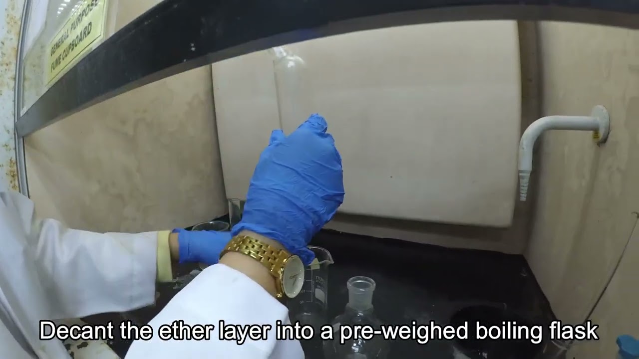 Laboratory Practical: Determination of Fat Content using Mojonnier Method