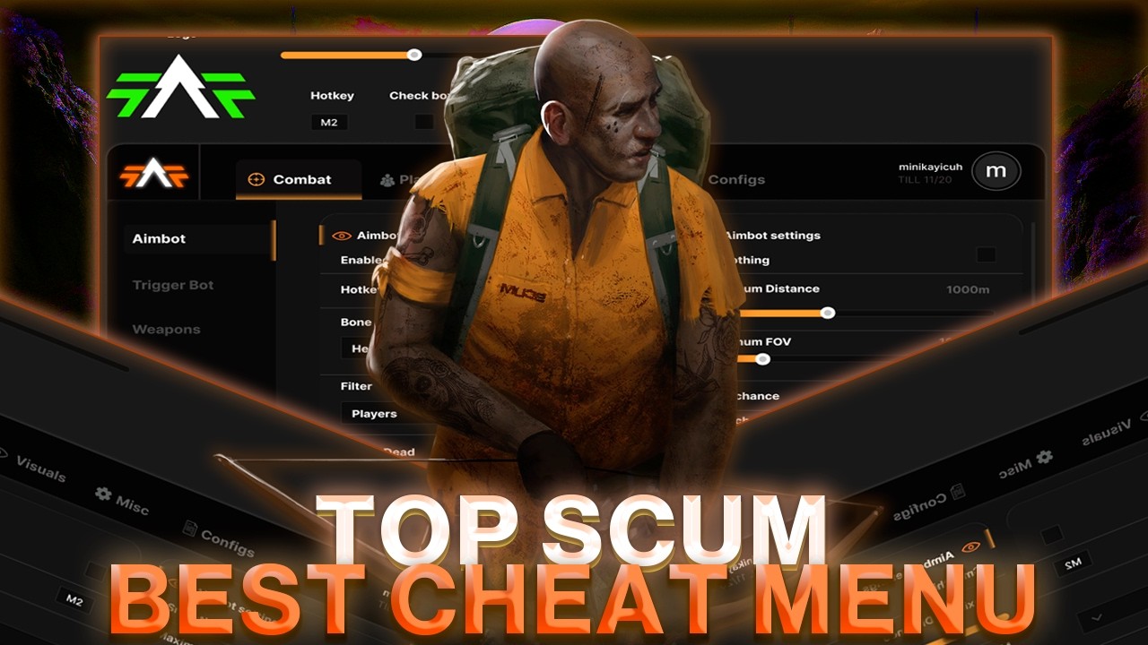 💥BEST: Multi Cheat - For Scum | Updated Hack SCUM | Aimbot, Visuals & Many | FREE Download 100%💥