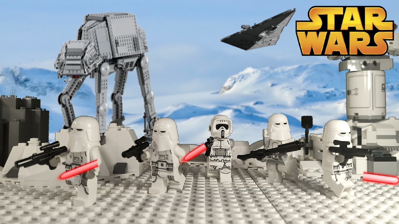 Battle of Hoth - Lego star wars (stopmotion)