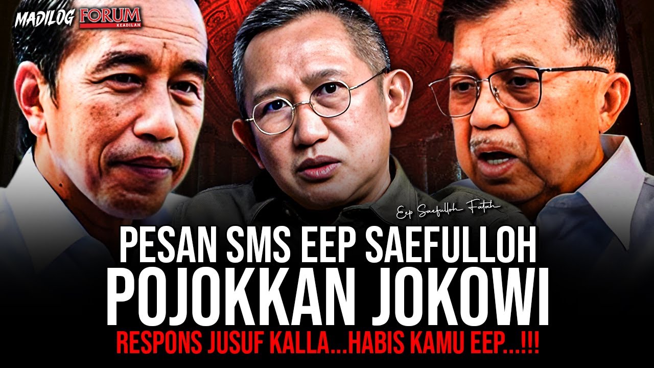 EEP SAEFULLOH FATAH: JOKOWISME SANGAT BERBAHAYA... HARUS DILAWAN