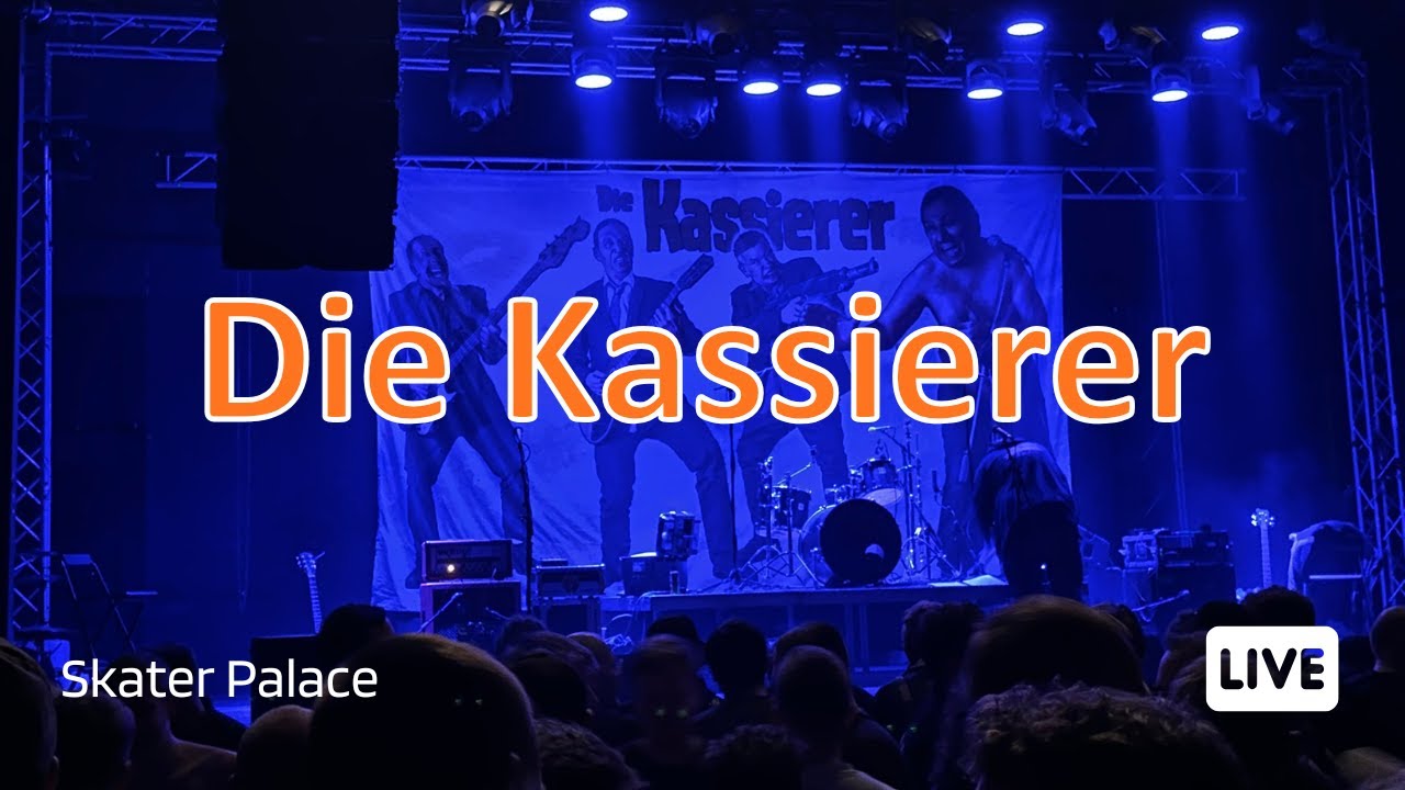 Die Kassierer live (Skater Palace am 01.03.2025)