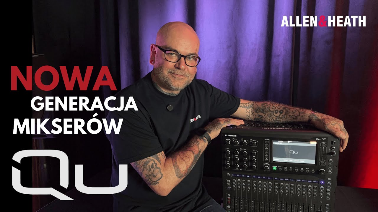 Możliwości i zalety nowego miksera Qu-5D #allenandheath - prezentuje Jacek Mazur