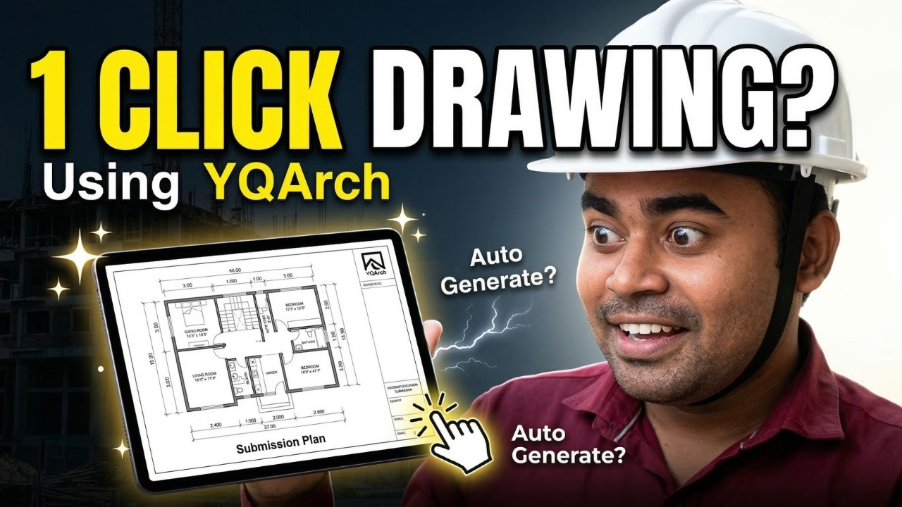 How to Create Submission Drawings in YQArch | Faster Than AutoCAD Step by Step