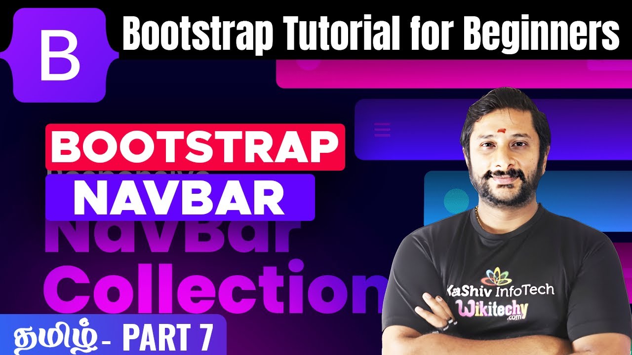 #7 🅱️ Bootstrap Navbar | Bootstrap Tutorial for Beginners in Tamil #navbar  #bootstrap #kaashiv