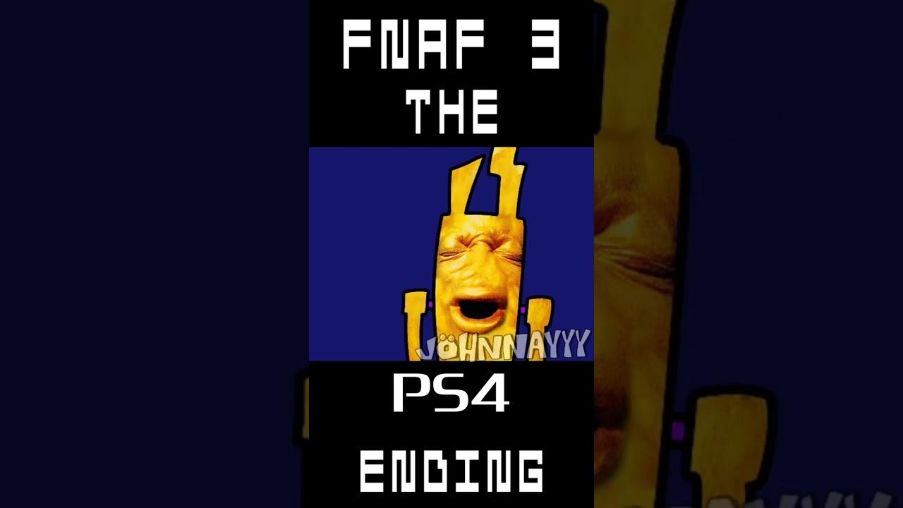 FNAF 3 | THE PS4 ENDING