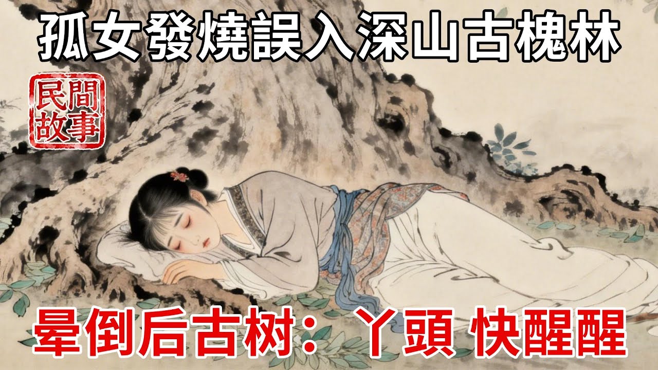 孤女賣身葬親受盡折辱，發著高燒誤入深山古槐林，暈倒在古槐樹下，突然聽到老者聲音：丫頭，快醒醒！#民間故事 #傳統文化 #原創虛構 #華語有聲書 #槐樹下聽書