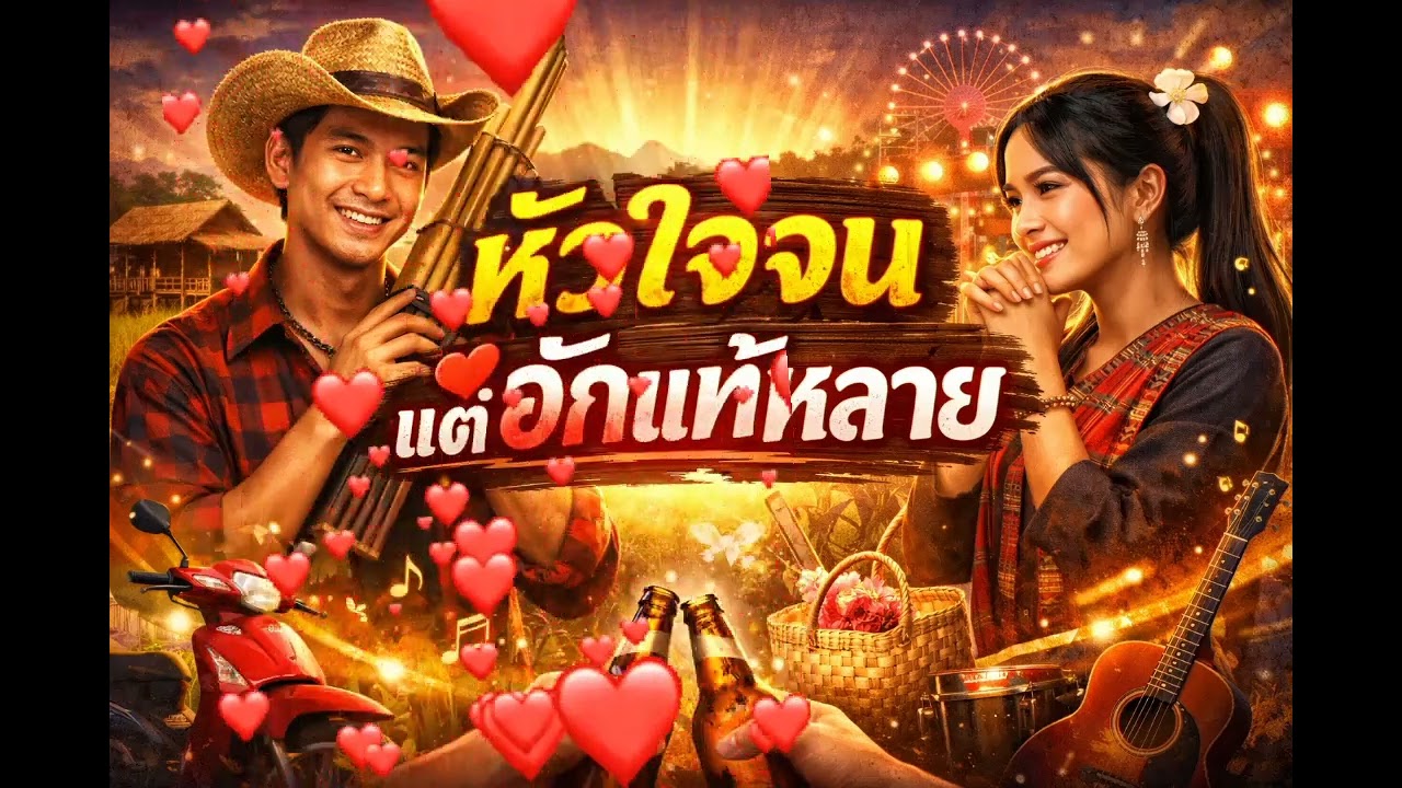 Nice musicThai ห้วใจจนแต่ฮักแท้หลายเพลงเพราะๆ@มะระ ชาแนล