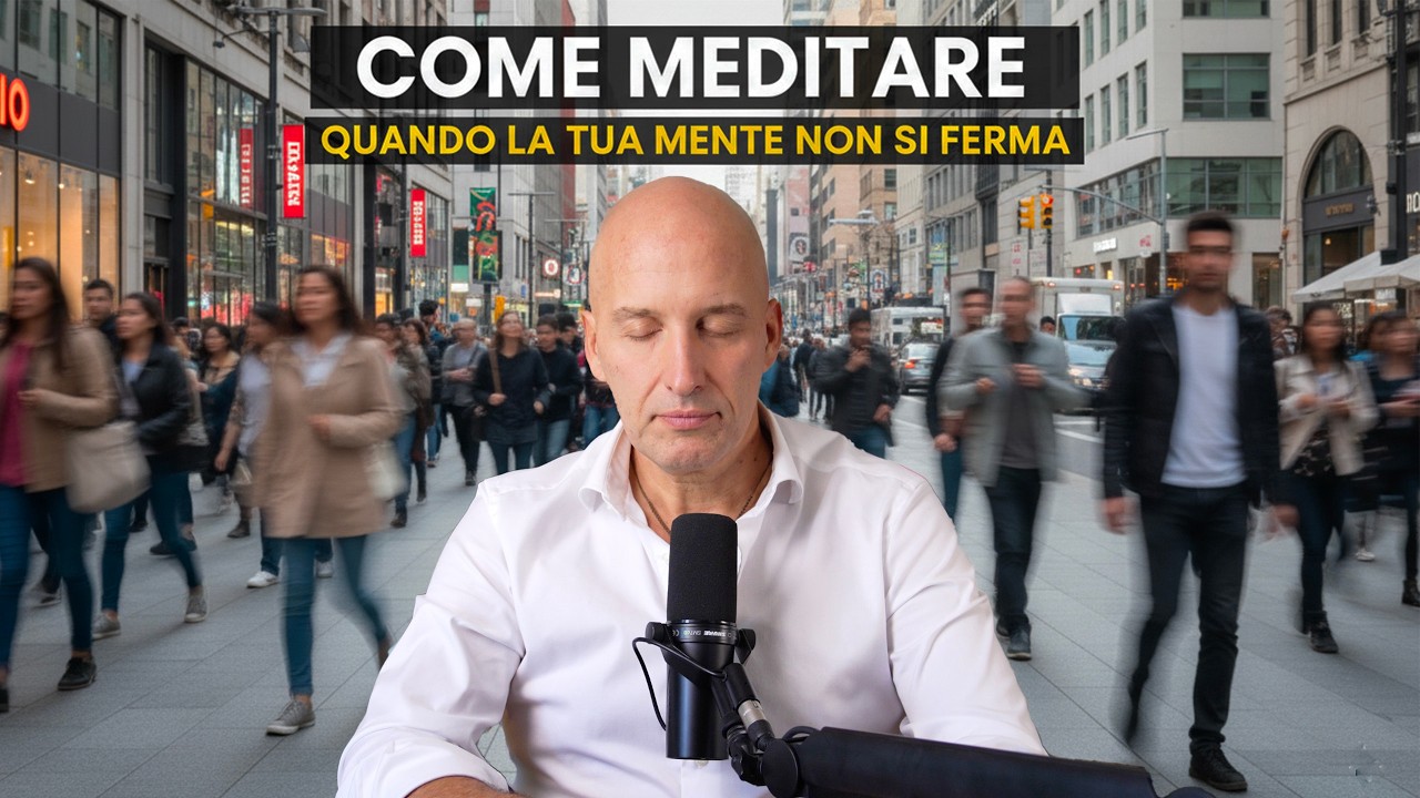 Come meditare quando la mente non si ferma (anche se pensi di non riuscirci).