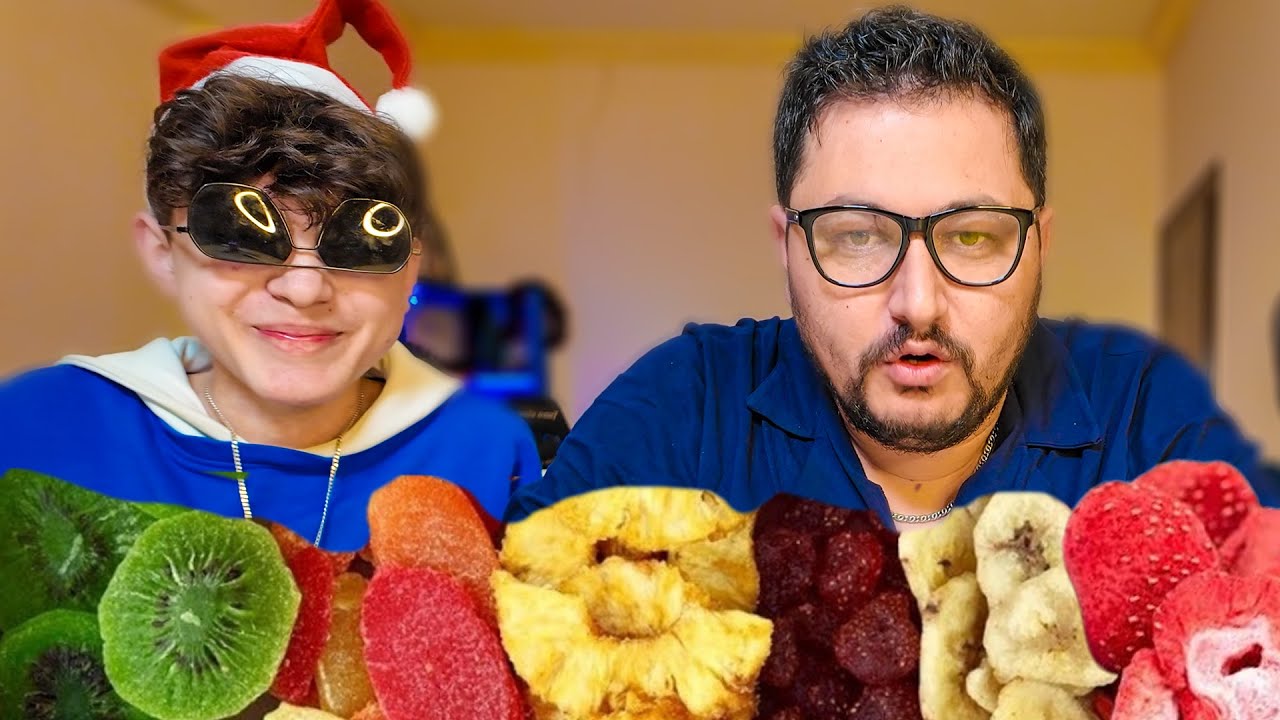 QURUDULMUŞ MEYVƏLƏRİ TEST ETDİK! oğullarımla hansı daha dadlıdır? 😋🍎