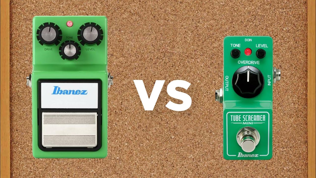 Ibanez TS9 VS Ibanez TS Mini, Sound Comparison