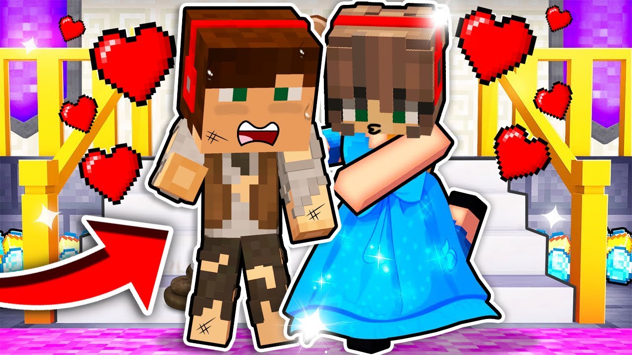 HISTORIA ZAKAZJANEJ MIŁOŚCI BIEDNEGO GPLAYA I BOGATEJ GPLAYKI W MINECRAFT?! GPLAY & LUMI