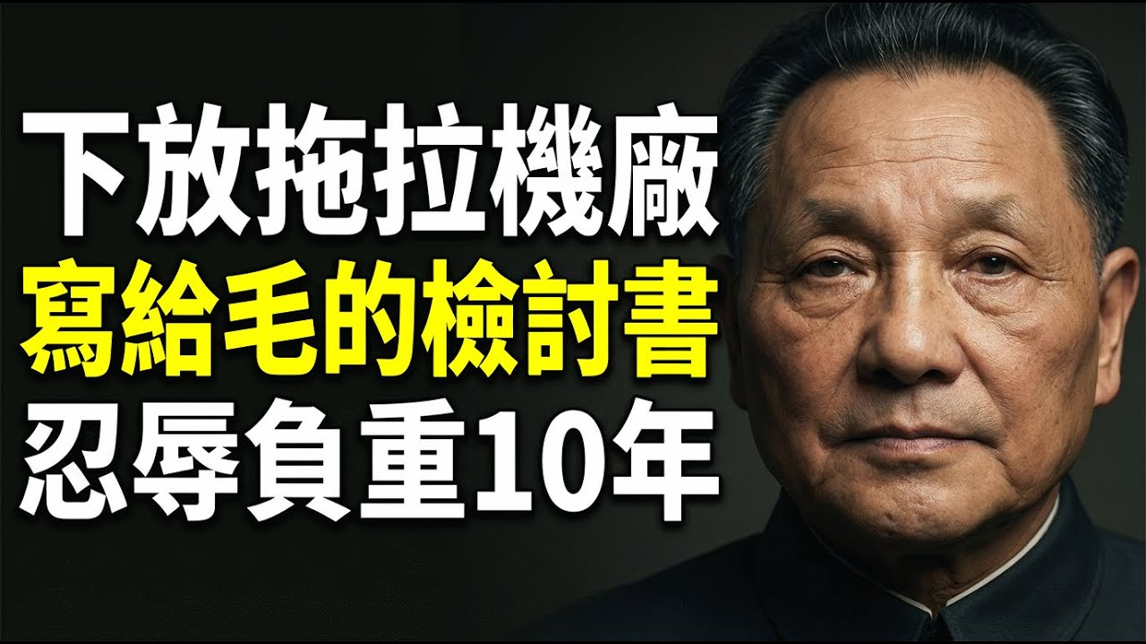 💡 毛澤東為什麼沒殺他？鄧小平「三起三落」背後的絕密保命符。