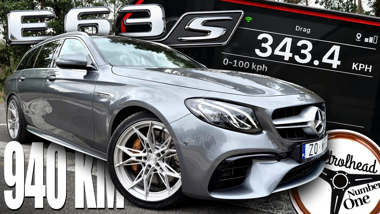2018 Mercedes-AMG E63s (940 KM) | V-MAX, 0-100, 100-200, 200-300 km/h, Test, AUTOBAHN | 4K