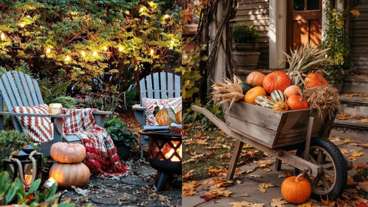 Outdoor Spaces Made Cozy & Inviting | Fall DIY Decor Ideas